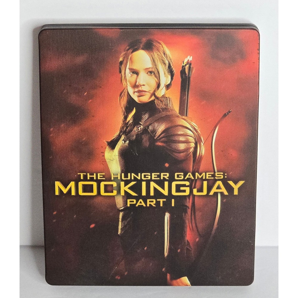 THE HUNGER GAMES: MOCKINGJAY PART 1 ON BLU-RAY*STEEL BOOK*LIKE NEW*WITHOUT CODE*